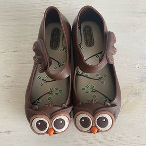 Mini Melissa Owl Flats